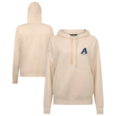 Arizona Diamondbacks Levelwear Women's Cooperstown Collection Adorn Core Logo Pullover Hoodie - MLB Hoodies