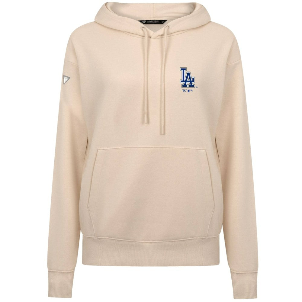 Los Angeles Dodgers Levelwear Women's Cooperstown Collection Adorn Core Logo Pullover Hoodie - MLB Hoodies