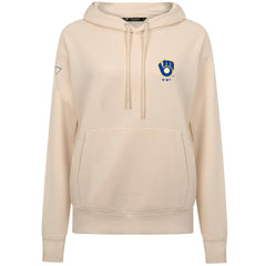 Milwaukee Brewers Levelwear Women's Cooperstown Collection Adorn Core Logo Pullover Hoodie - MLB Hoodies