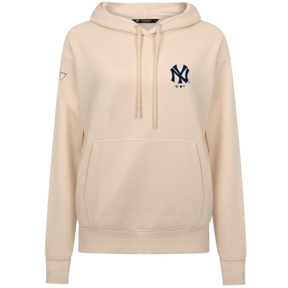 New York Yankees Levelwear Women's Cooperstown Collection Adorn Core Logo Pullover Hoodie - MLB Hoodies