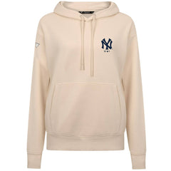 New York Yankees Levelwear Women's Cooperstown Collection Adorn Core Logo Pullover Hoodie - MLB Hoodies