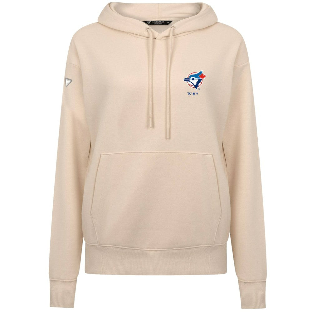 Toronto Blue Jays Levelwear Women's Cooperstown Collection Adorn Core Logo Pullover Hoodie - MLB Hoodies