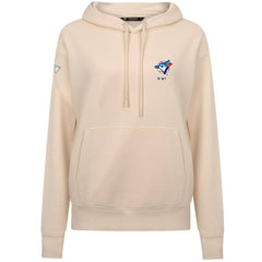 Toronto Blue Jays Levelwear Women's Cooperstown Collection Adorn Core Logo Pullover Hoodie - MLB Hoodies