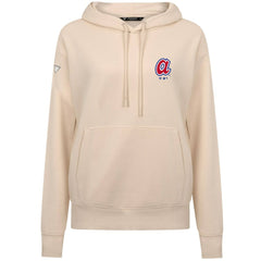 Atlanta Braves Levelwear Women's Cooperstown Collection Adorn Core Logo Pullover Hoodie - MLB Hoodies