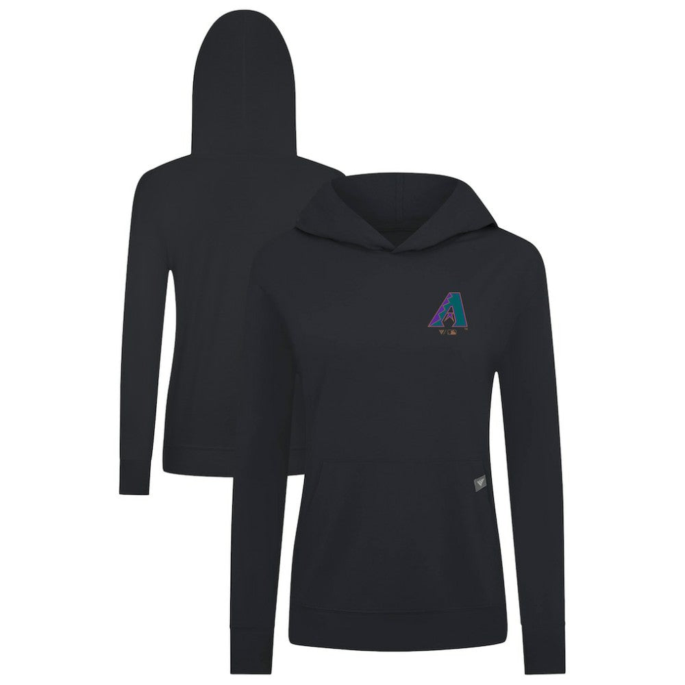 Arizona Diamondbacks Levelwear Women's Cooperstown Collection Relay Core Logo Pullover Hoodie - MLB Hoodies