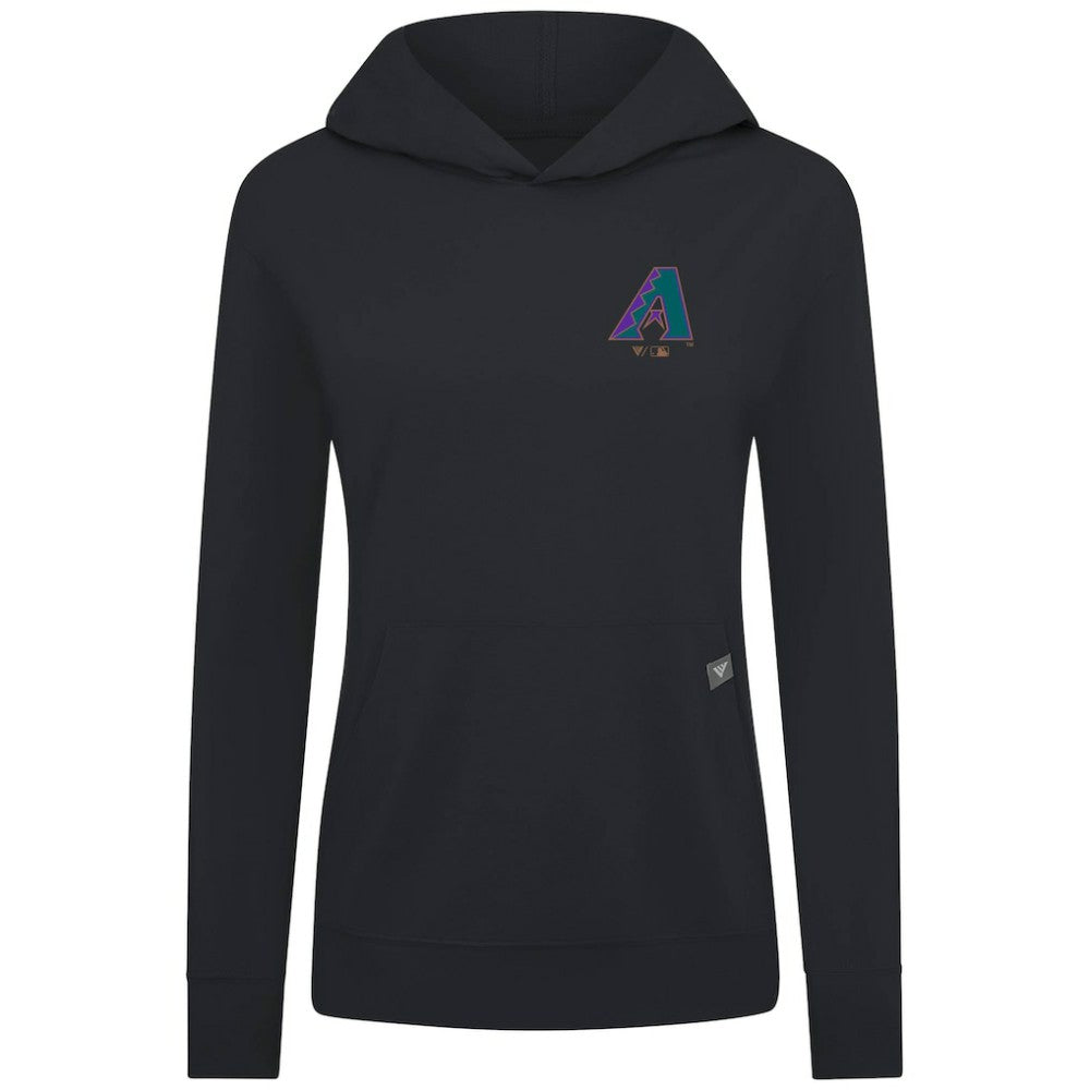Arizona Diamondbacks Levelwear Women's Cooperstown Collection Relay Core Logo Pullover Hoodie - MLB Hoodies
