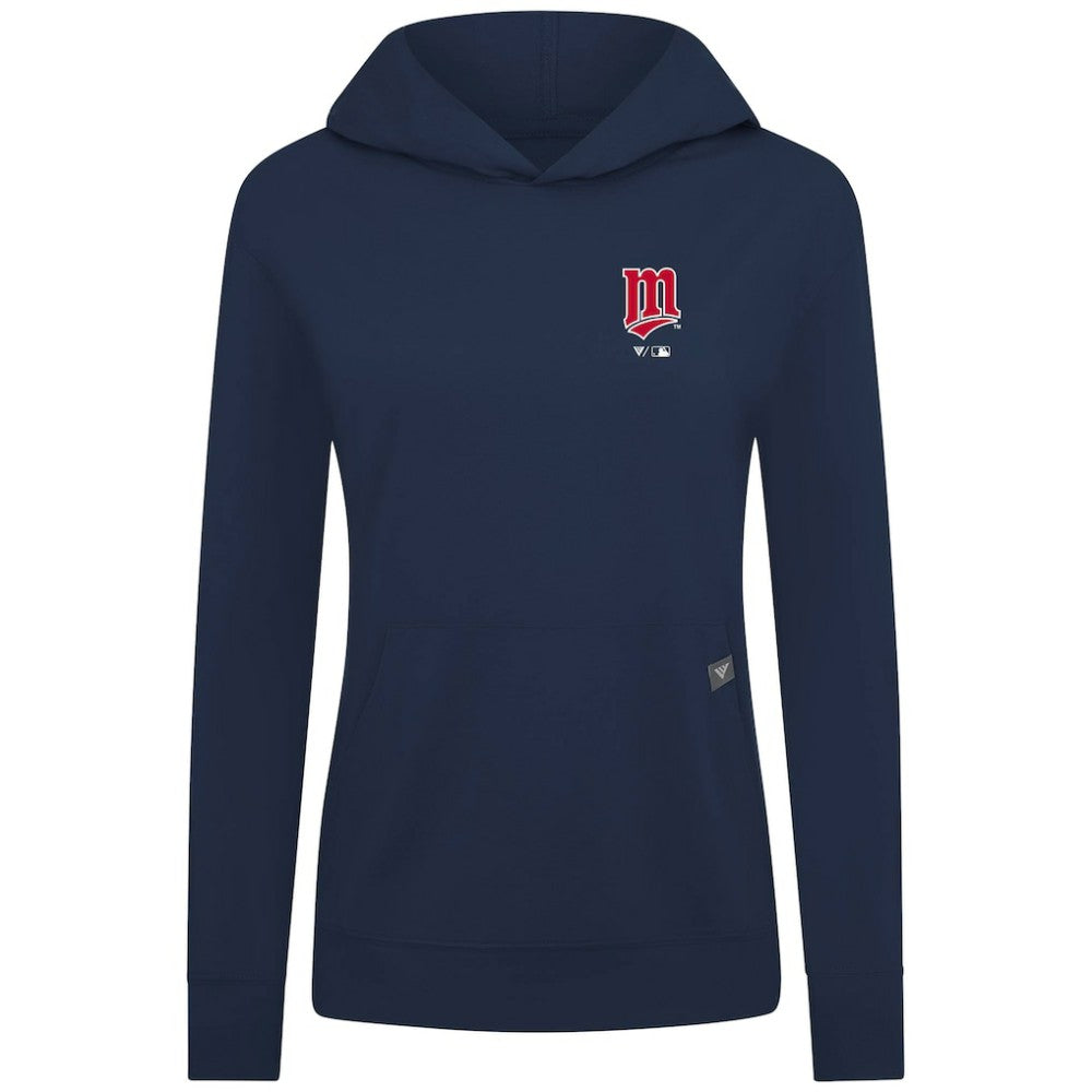 Minnesota Twins Levelwear Women's Cooperstown Collection Relay Core Logo Pullover Hoodie - MLB Hoodies