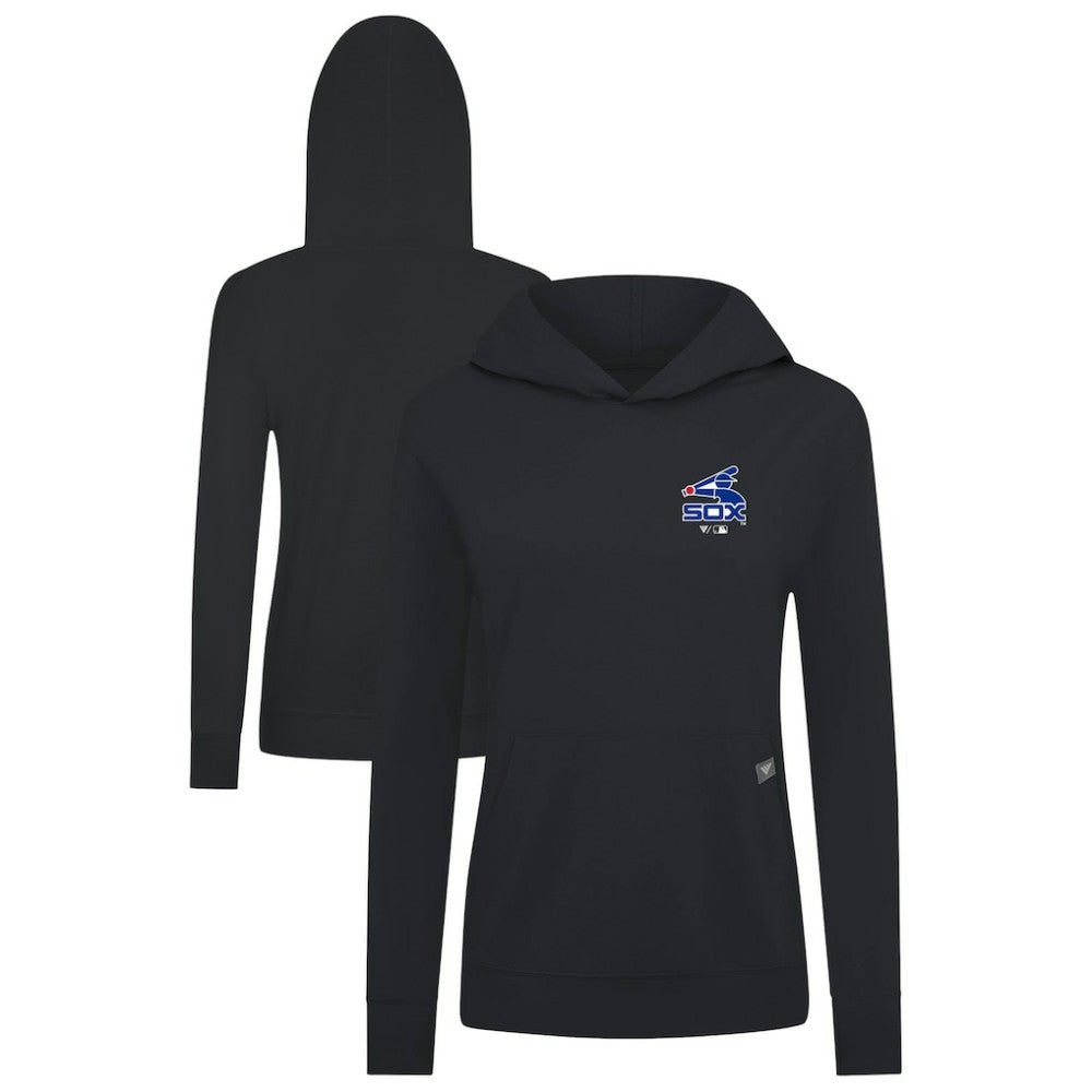 Chicago White Sox Levelwear Women's Cooperstown Collection Relay Core Logo Pullover Hoodie - MLB Hoodies