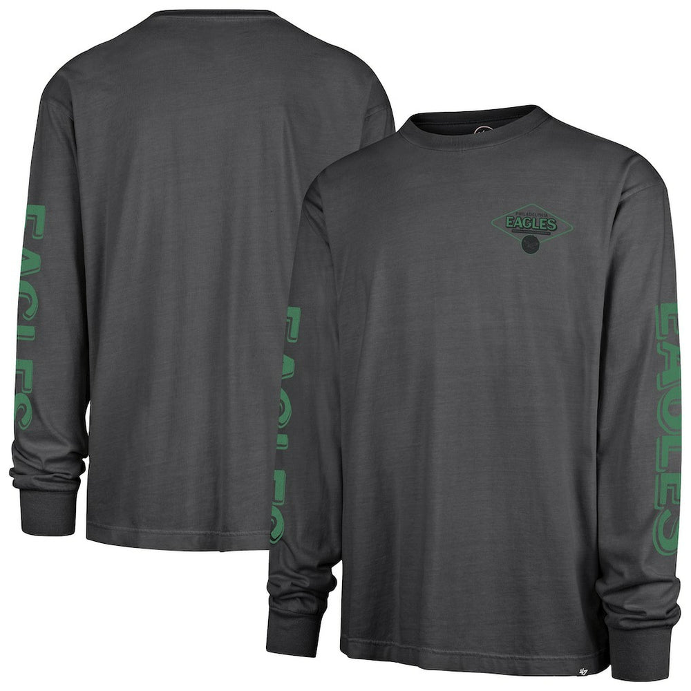 Philadelphia Eagles '47 Cairn Ravine Foundation Throwback Long Sleeve T-Shirt | NFL On sale
