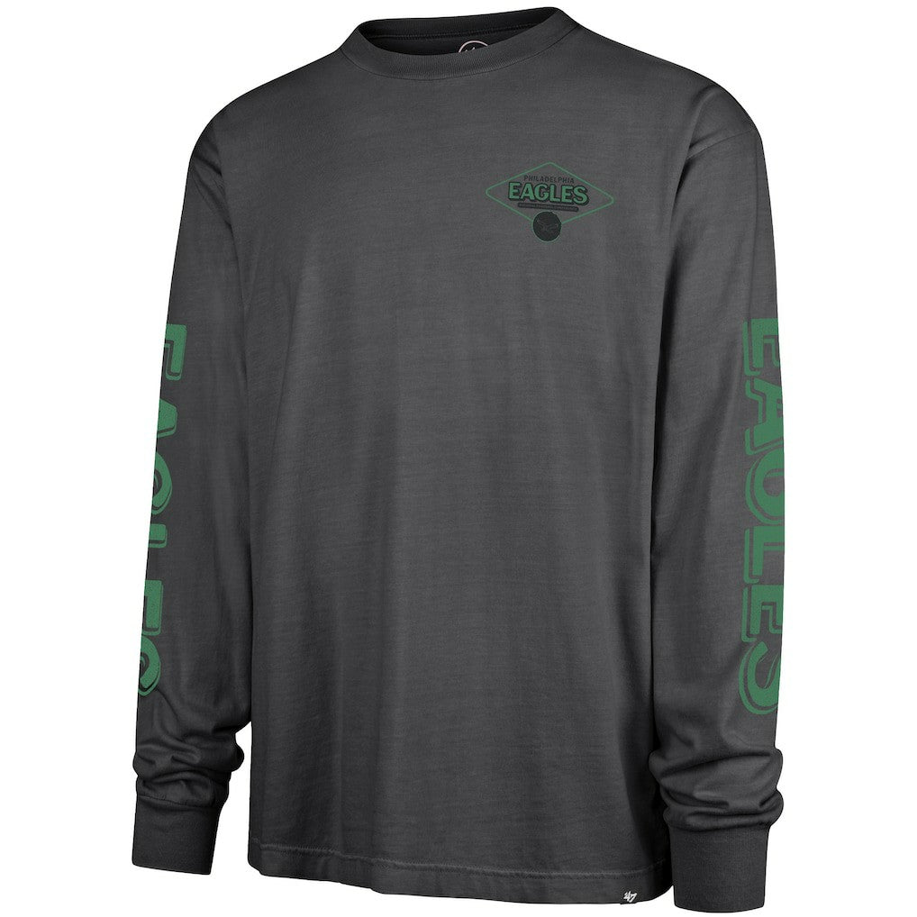 Philadelphia Eagles '47 Cairn Ravine Foundation Throwback Long Sleeve T-Shirt | NFL On sale