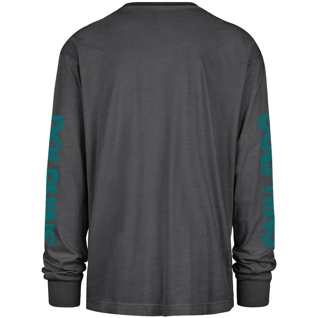 Miami Dolphins '47 Cairn Ravine Foundation Throwback Long Sleeve T-Shirt | NFL Hot