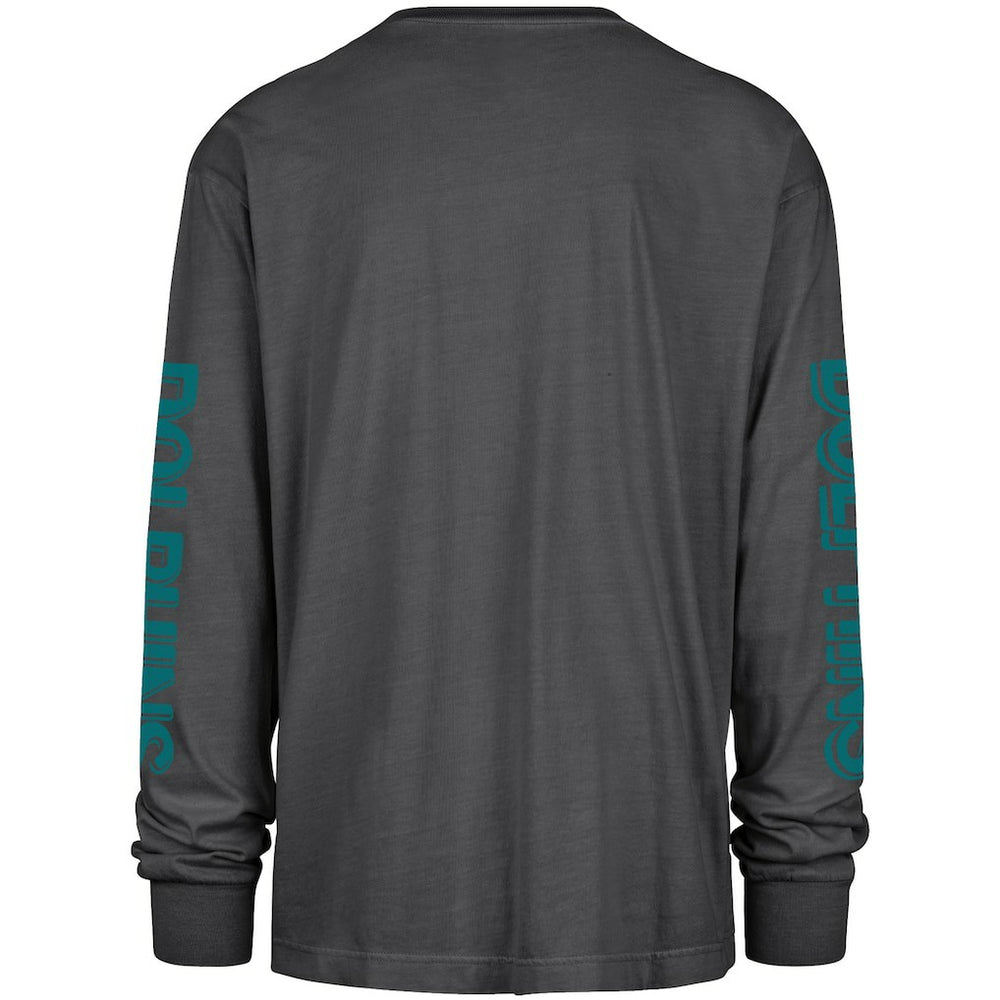 Miami Dolphins '47 Cairn Ravine Foundation Throwback Long Sleeve T-Shirt | NFL Hot