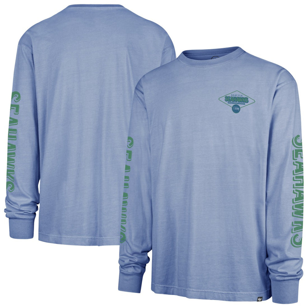 Seattle Seahawks '47 Cairn Ravine Foundation Throwback Long Sleeve T-Shirt | NFL Discount