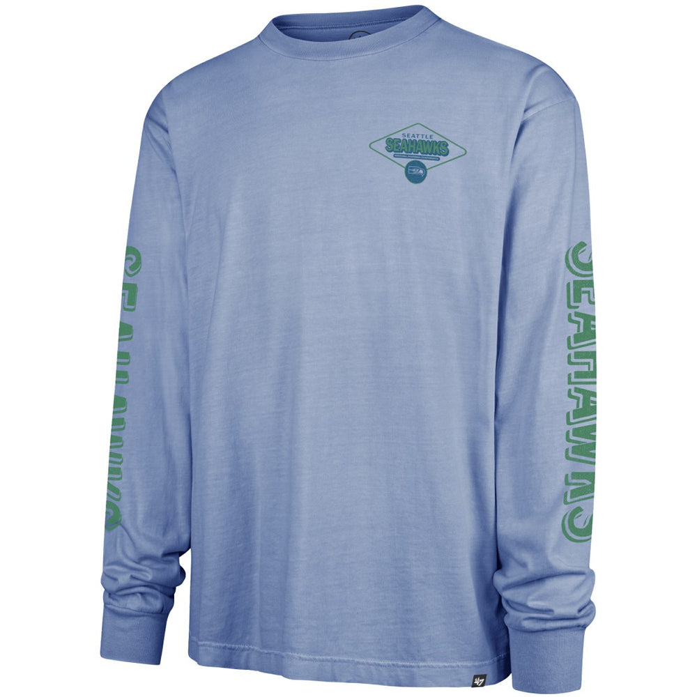 Seattle Seahawks '47 Cairn Ravine Foundation Throwback Long Sleeve T-Shirt | NFL Discount