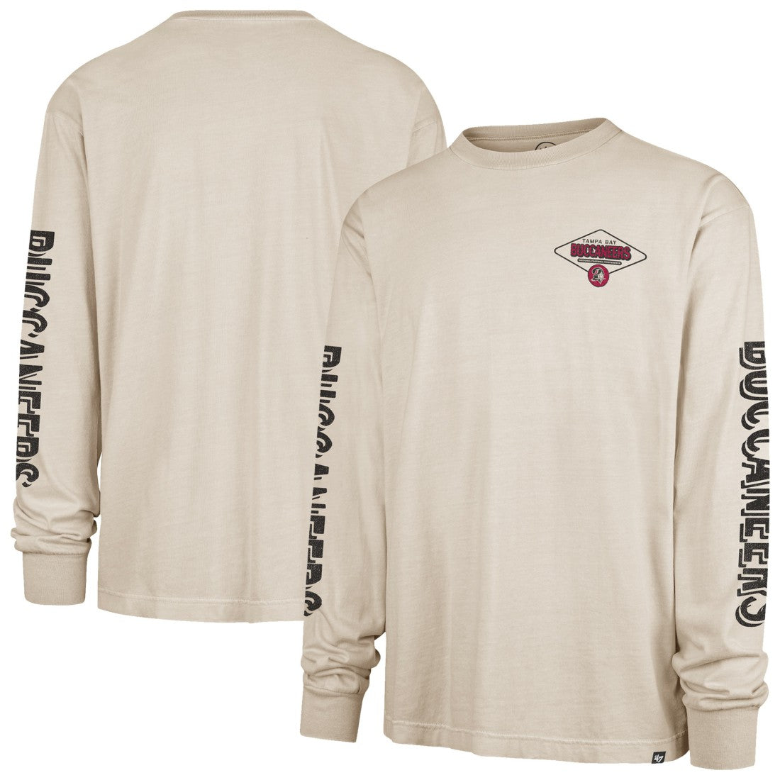 Tampa Bay Buccaneers '47 Cairn Ravine Foundation Throwback Long Sleeve T-Shirt | NFL Hot