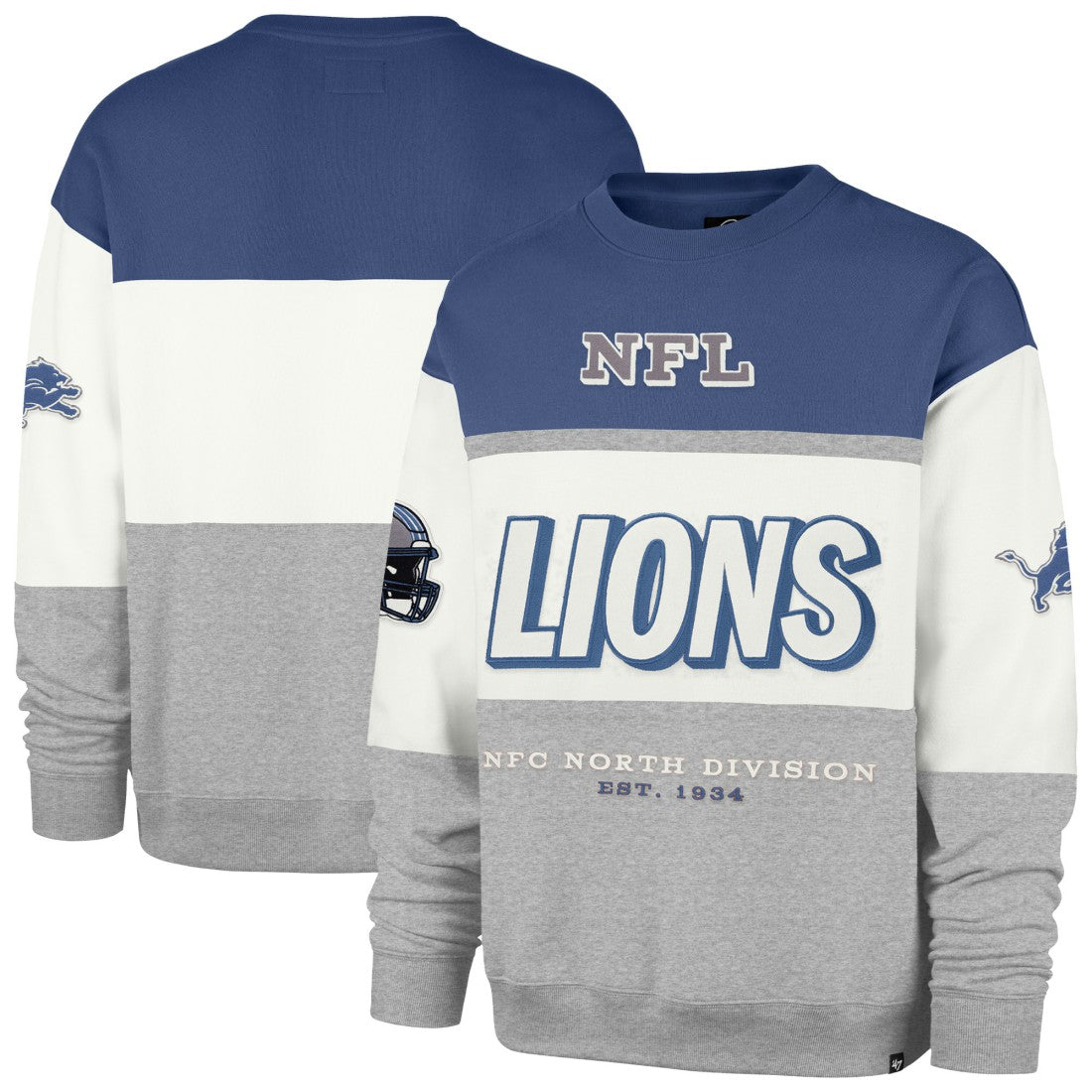Detroit Lions '47 Breeze Maximalist Sweatshirt | NFL Discount