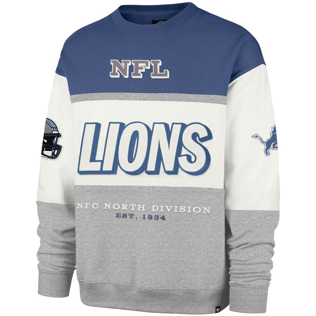 Detroit Lions '47 Breeze Maximalist Sweatshirt | NFL Discount