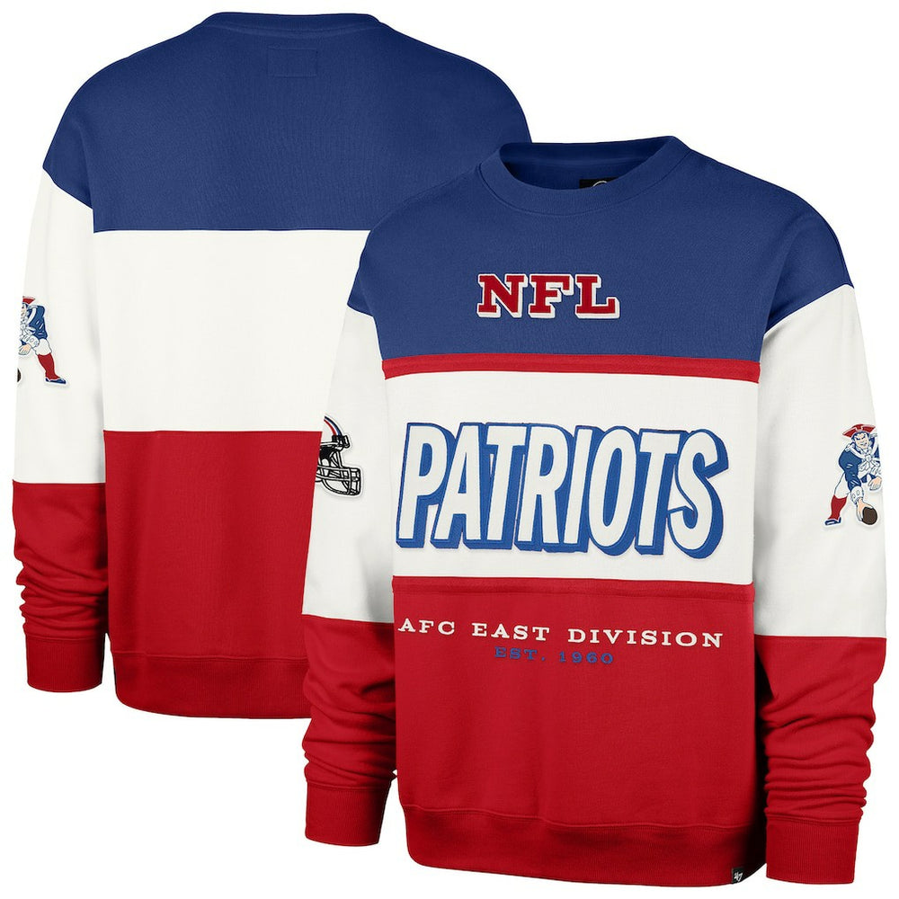 New England Patriots '47 Throwback Breeze Maximalist Sweatshirt | NFL On sale