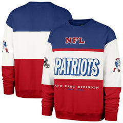 New England Patriots '47 Throwback Breeze Maximalist Sweatshirt | NFL On sale
