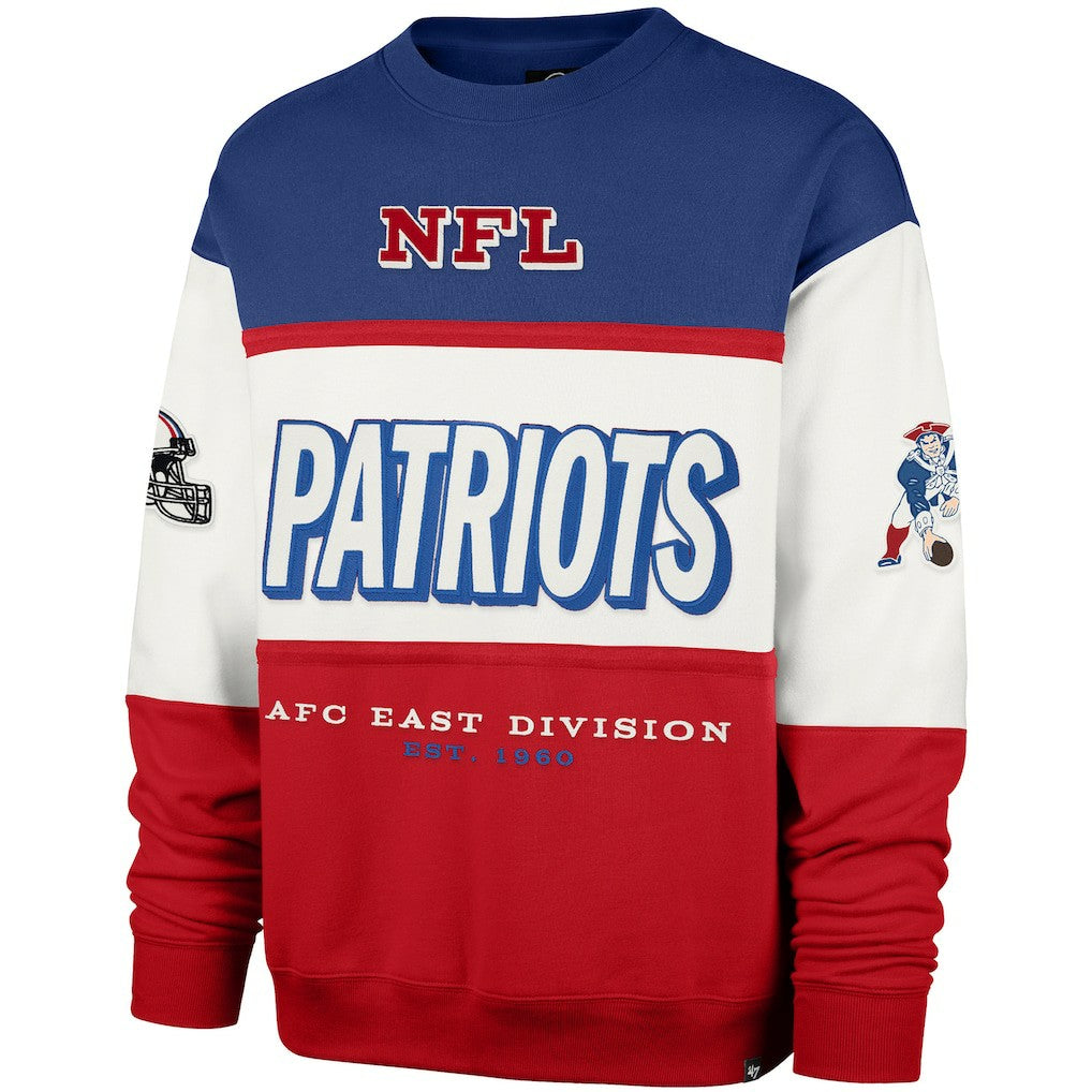 New England Patriots '47 Throwback Breeze Maximalist Sweatshirt | NFL On sale