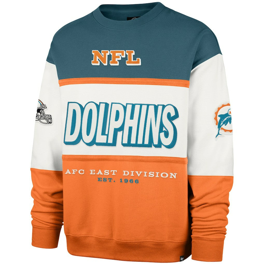 Miami Dolphins '47 Throwback Breeze Maximalist Sweatshirt | NFL Near me