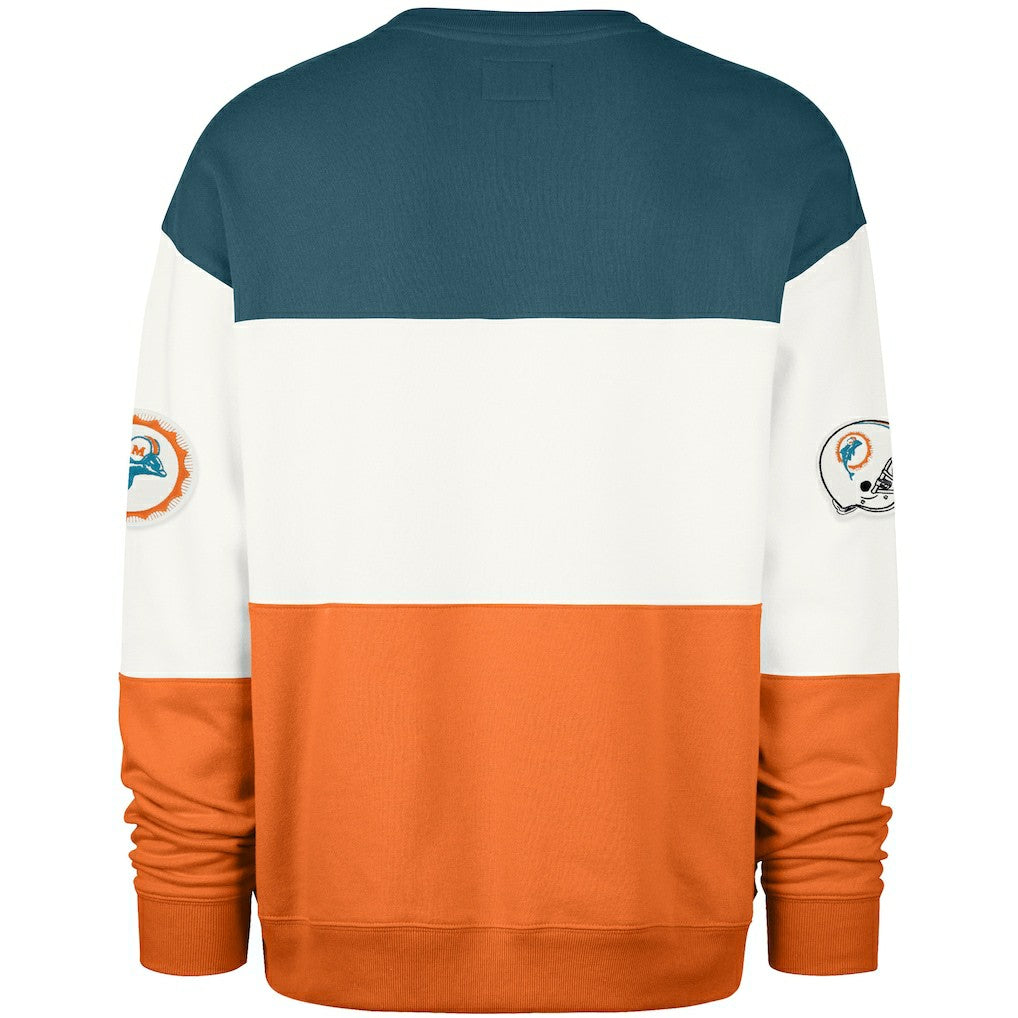 Miami Dolphins '47 Throwback Breeze Maximalist Sweatshirt | NFL Near me
