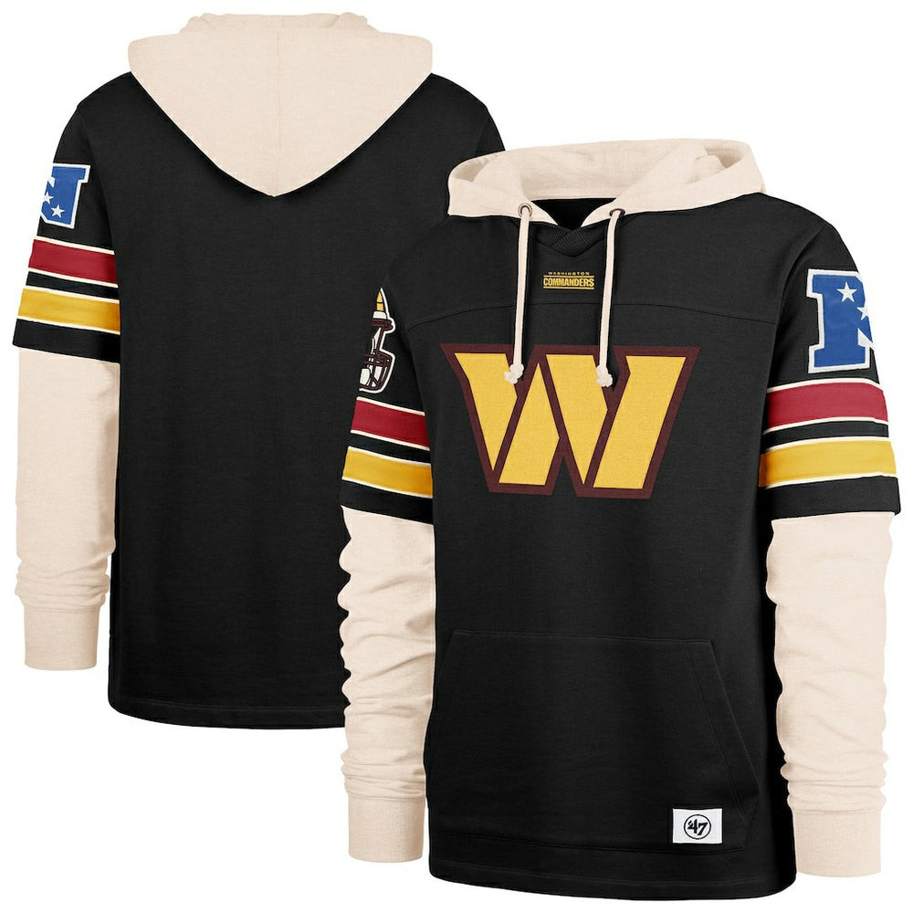 Washington Commanders '47 Split Zone Cornerback Duo Hoodie | NFL Outlet