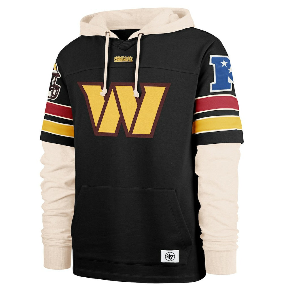 Washington Commanders '47 Split Zone Cornerback Duo Hoodie | NFL Outlet