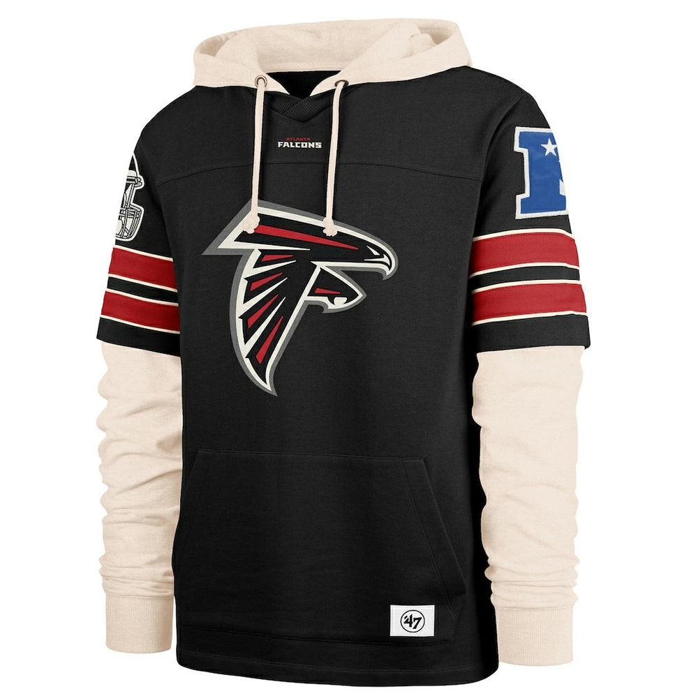 Atlanta Falcons '47 Split Zone Cornerback Duo Hoodie | NFL Sale
