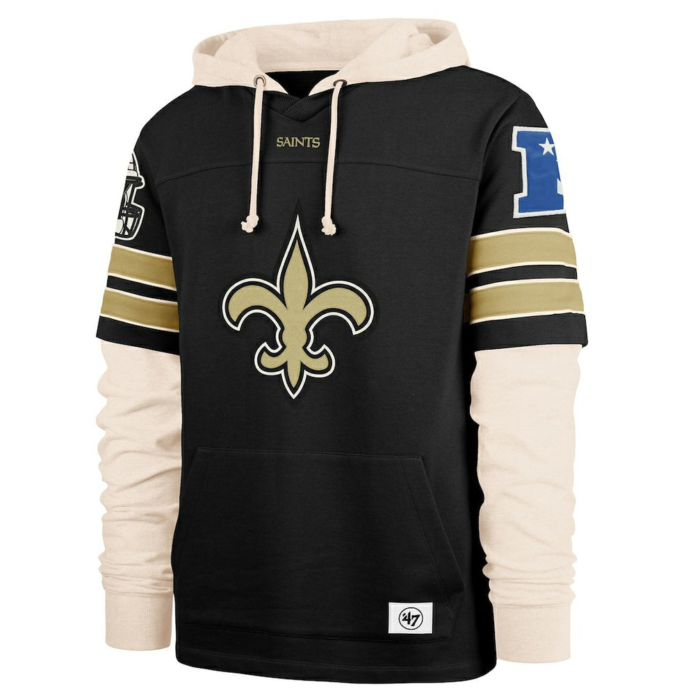 New Orleans Saints '47 Split Zone Cornerback Duo Hoodie | NFL Sale