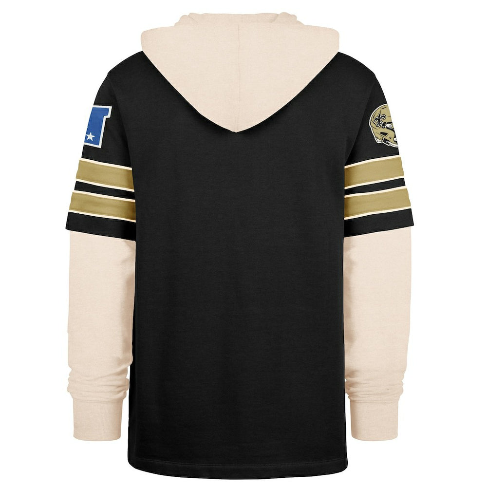 New Orleans Saints '47 Split Zone Cornerback Duo Hoodie | NFL Sale