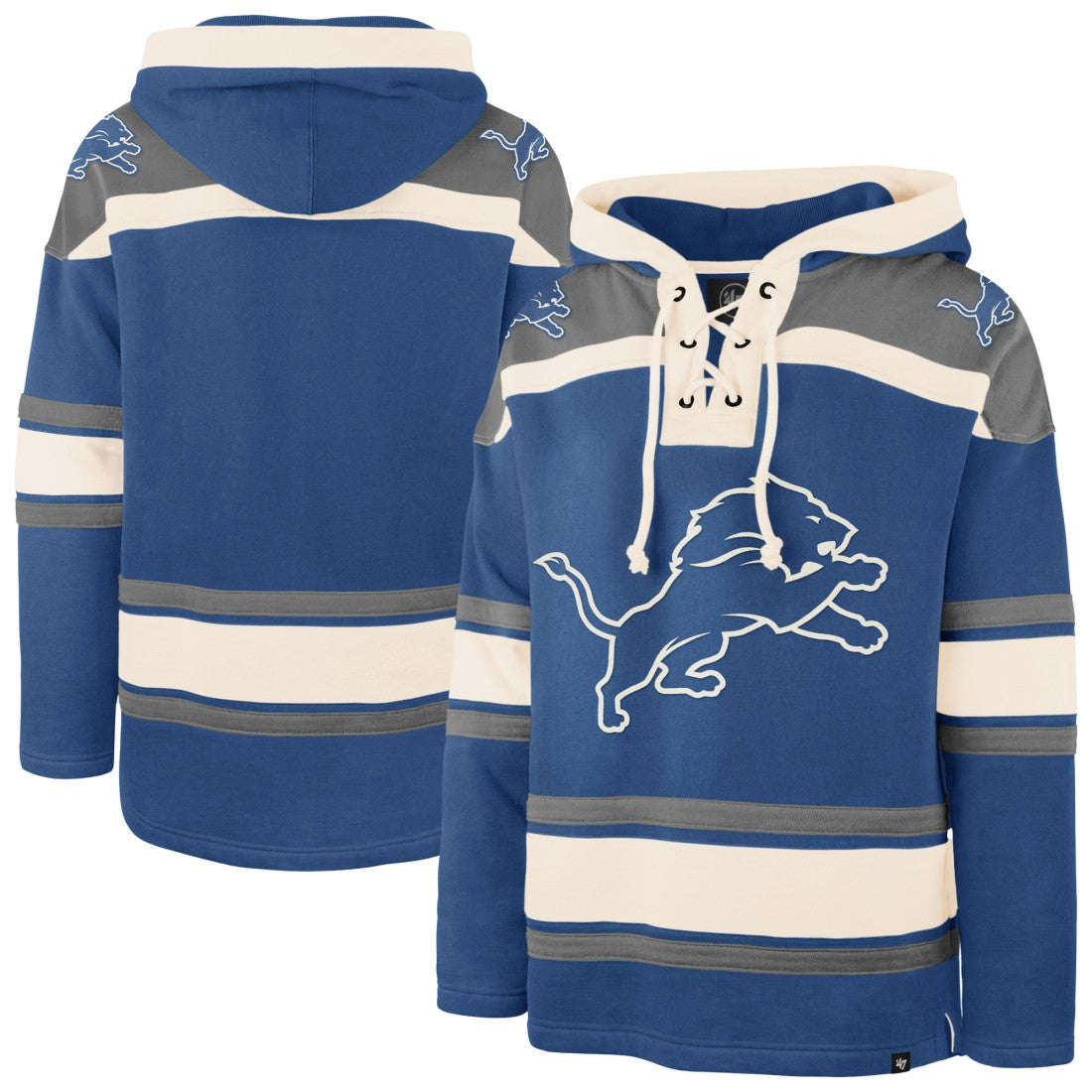Detroit Lions '47 Men's Superior Lacer Hoodie | NFL Online