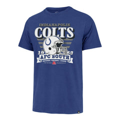 Indianapolis Colts '47 Stripe Splash Franklin Throwback T-Shirt | NFL Outlet
