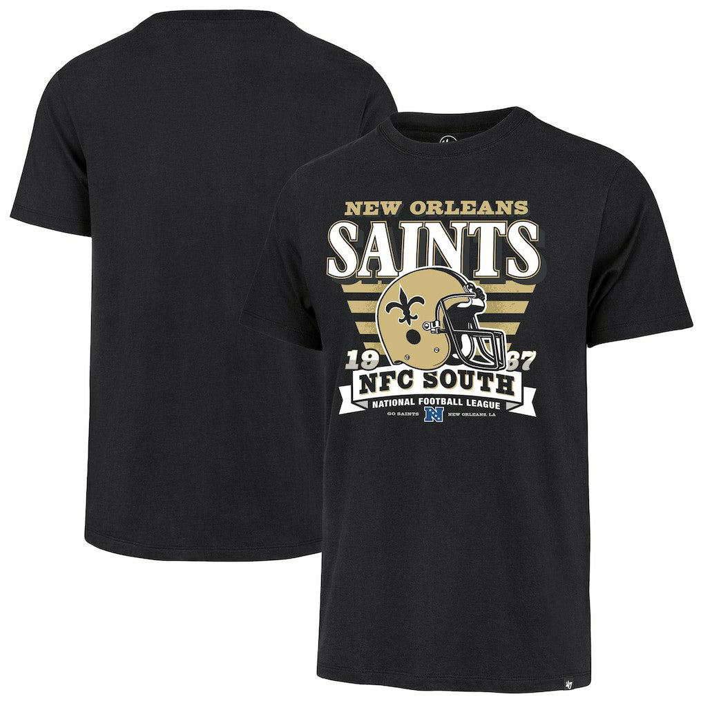 New Orleans Saints '47 Stripe Splash Franklin Throwback T-Shirt | NFL US