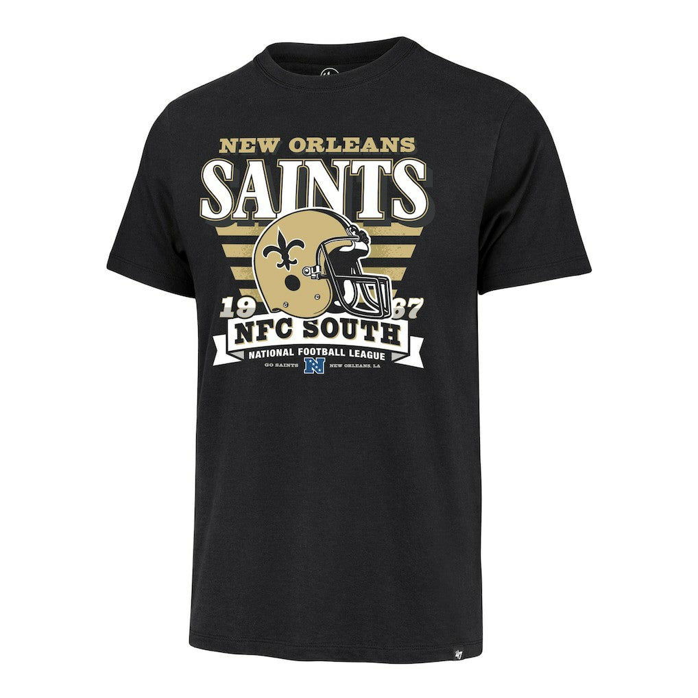 New Orleans Saints '47 Stripe Splash Franklin Throwback T-Shirt | NFL US