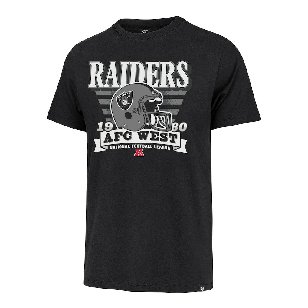 Las Vegas Raiders '47 Stripe Splash Franklin Throwback T-Shirt | NFL Outlet
