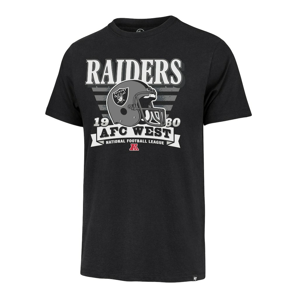 Las Vegas Raiders '47 Stripe Splash Franklin Throwback T-Shirt | NFL Outlet