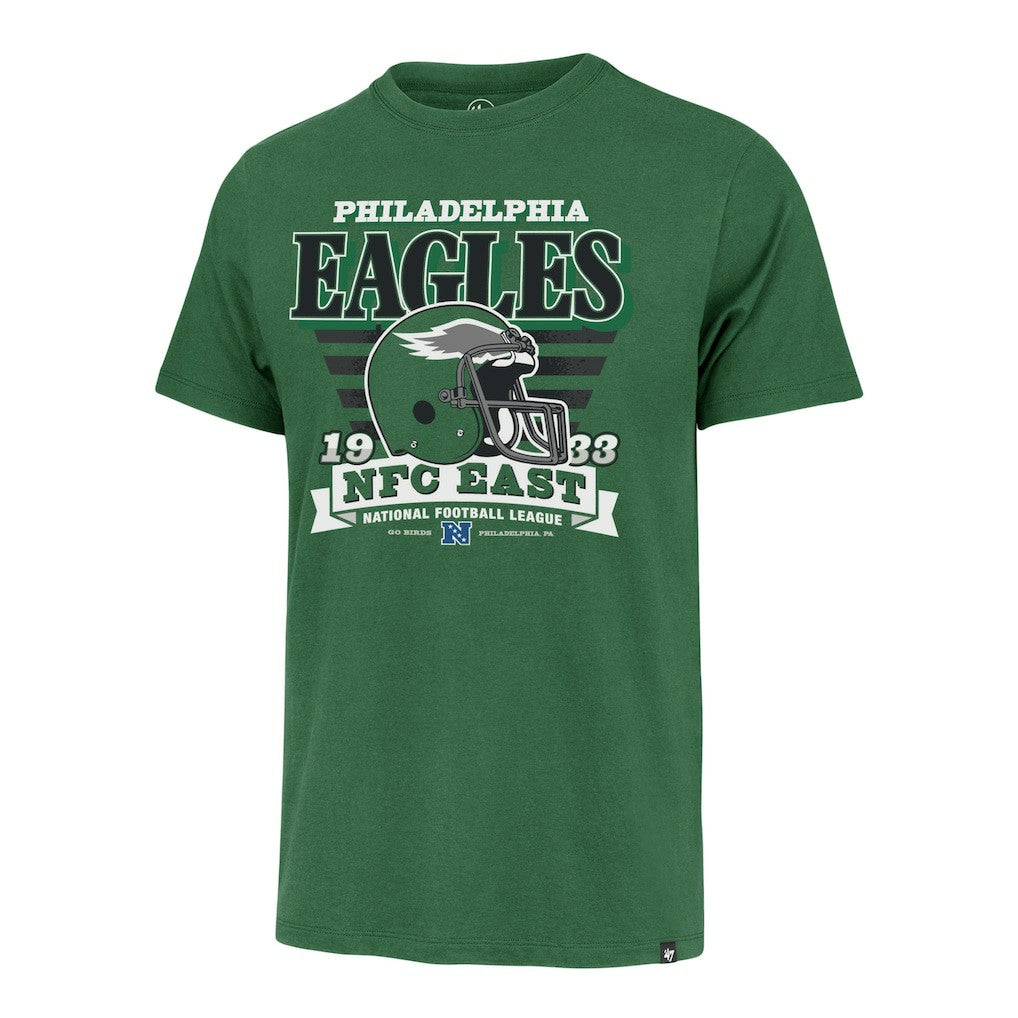 Philadelphia Eagles '47 Stripe Splash Franklin Throwback T-Shirt | NFL Sale