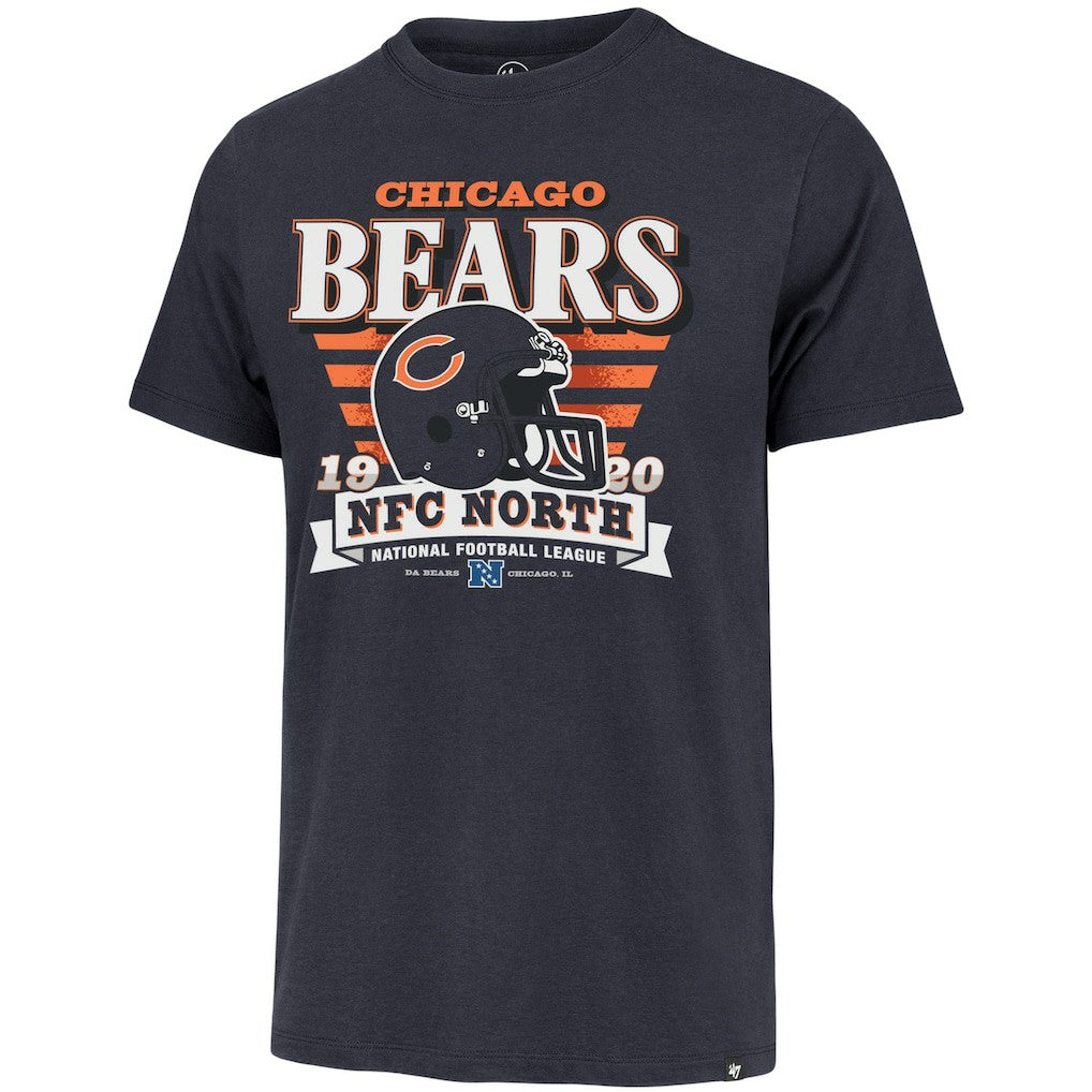 Chicago Bears '47 Stripe Splash Franklin Throwback T-Shirt | NFL Near me