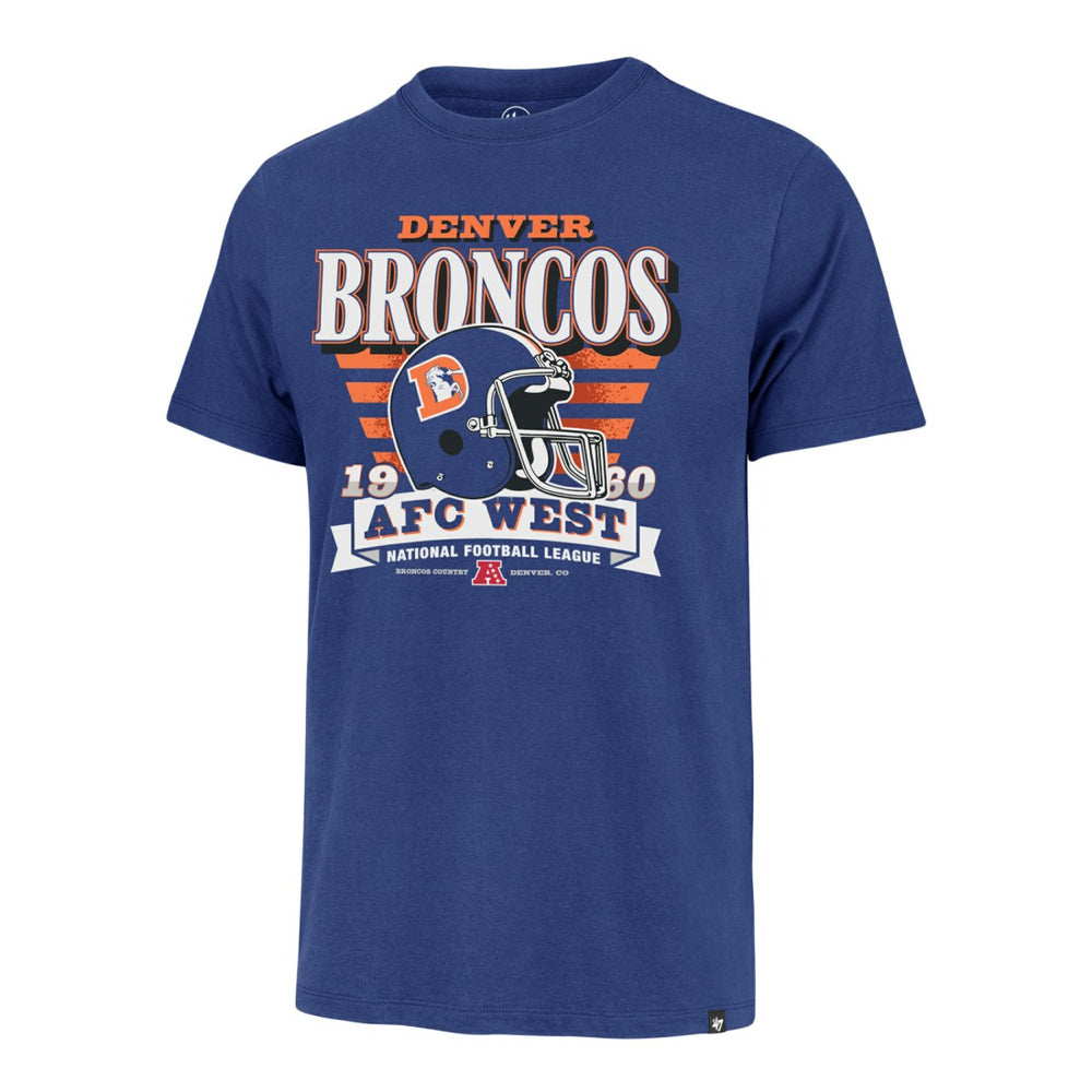 Denver Broncos '47 Stripe Splash Franklin Throwback T-Shirt | NFL On sale
