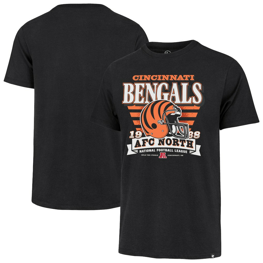 Cincinnati Bengals '47 Stripe Splash Franklin Throwback T-Shirt | NFL Discount