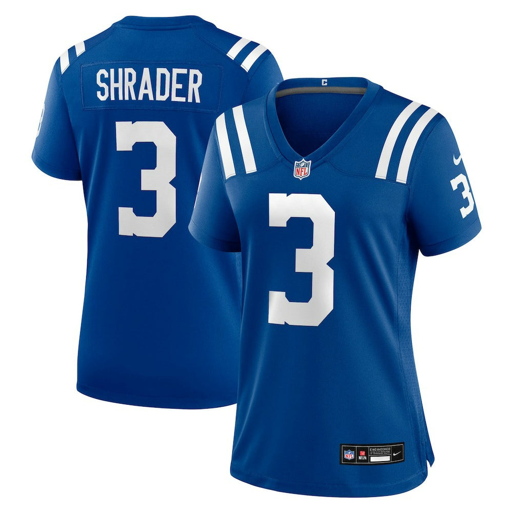 Indianapolis Colts Spencer Shrader  Women's Team Game Jersey | NFL Discount