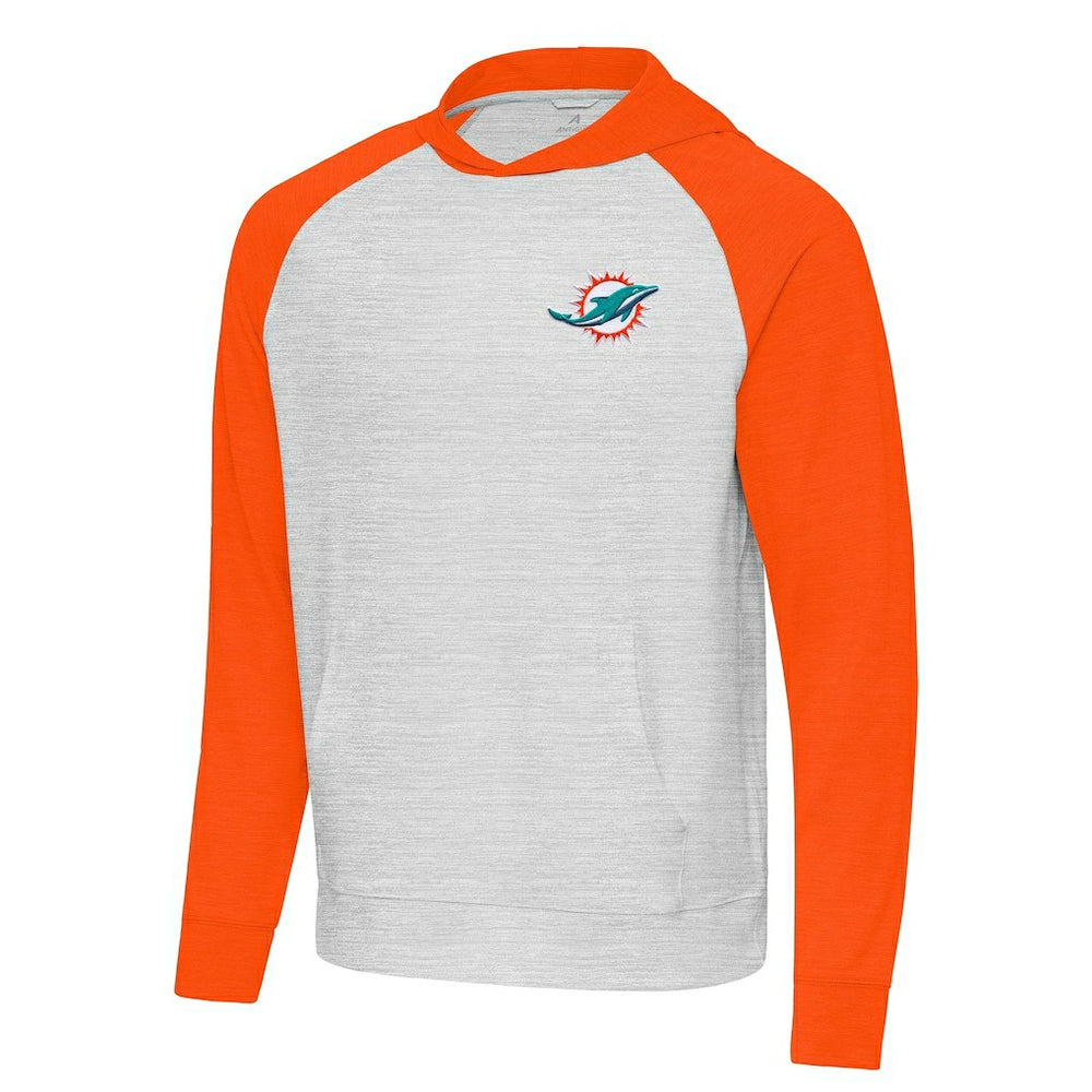 Miami Dolphins Antigua Urgent Pullover Hoodie | NFL New