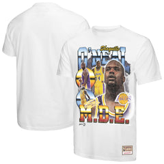 White Shaquille O'Neal Los Angeles Lakers Commemorative Collage T-Shirt | NBA