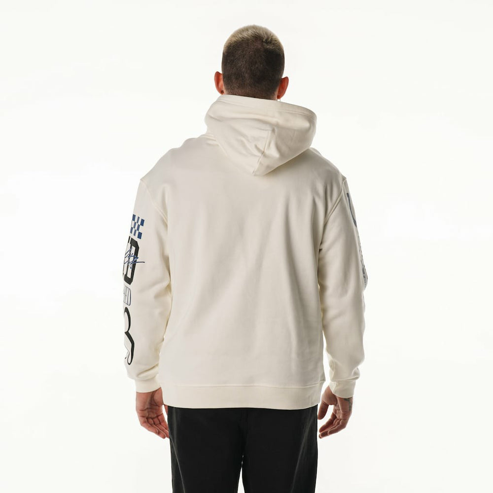 Indianapolis Colts The Wild Collective Unisex Stacked Graphic Sleeve Fleece Hoodie | NFL Discount