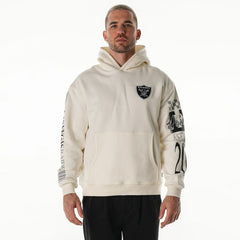 Las Vegas Raiders The Wild Collective Unisex Stacked Graphic Sleeve Fleece Hoodie | NFL New