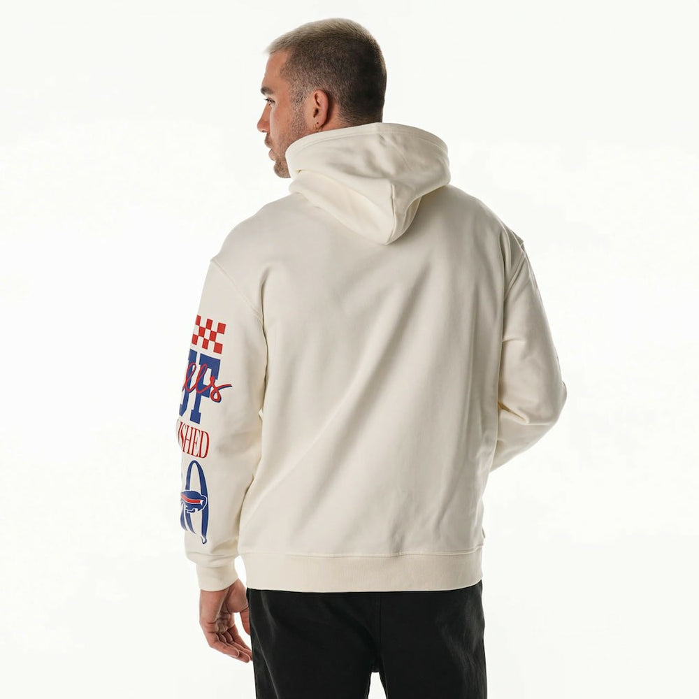 Buffalo Bills The Wild Collective Unisex Stacked Graphic Sleeve Fleece Hoodie | NFL US