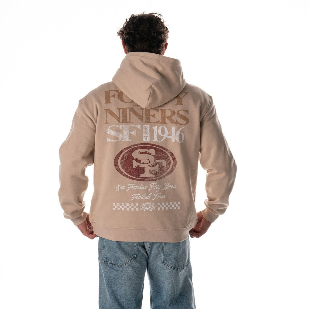 San Francisco 49ers The Wild Collective Unisex Oversized Graphic Fleece Hoodie | NFL Outlet