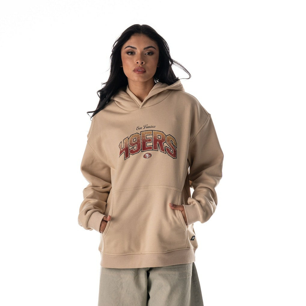 San Francisco 49ers The Wild Collective Unisex Oversized Graphic Fleece Hoodie | NFL Outlet