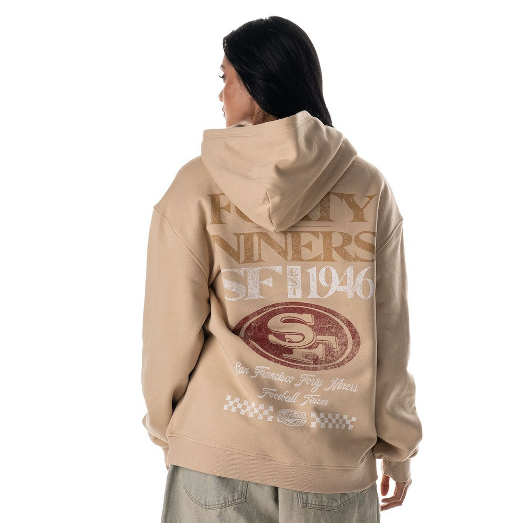 San Francisco 49ers The Wild Collective Unisex Oversized Graphic Fleece Hoodie | NFL Outlet
